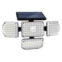 STARYNITE 214 leds 30 watts 4 heads 430 lumens motion sensor outdoor solar lights security